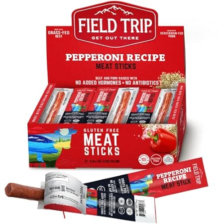Field Trip Meat Sticks， Gluten Free， Healthy Snacks， Keto