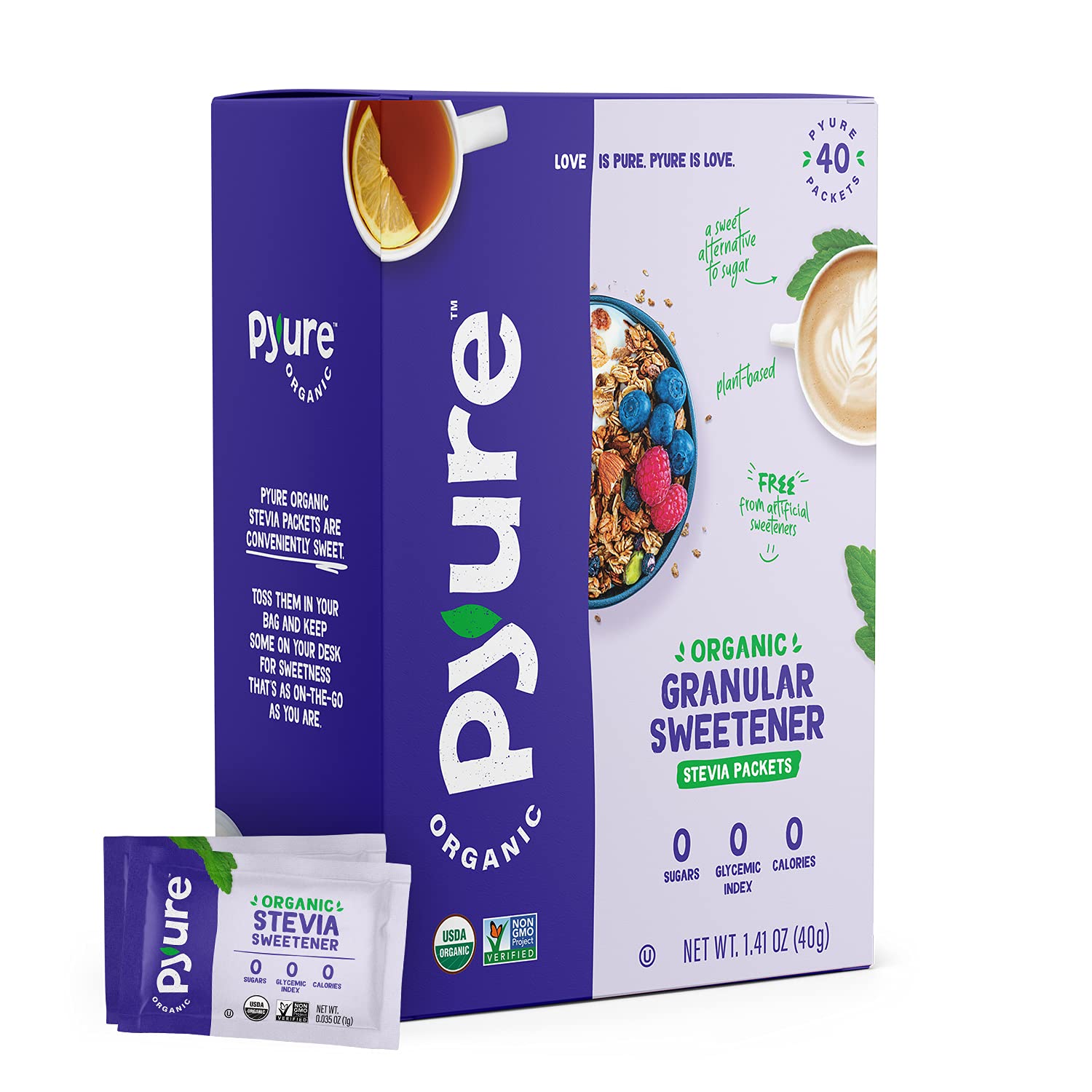 Pyure Organic Stevia Packets
