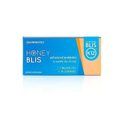 BLIS HoneyBlis Oral Probiotic Throat Lozenges with Soothi