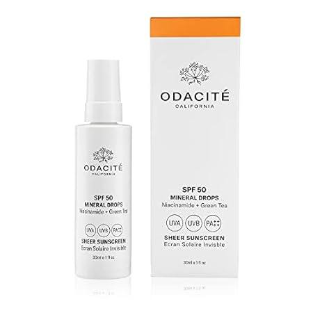 Odacite SPF 50 Mineral Drops Sheer Sunscreen， 30ml