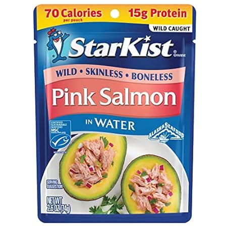 StarKist Wild Pink Salmon - Boneless， Skinless - 2.6 oz P