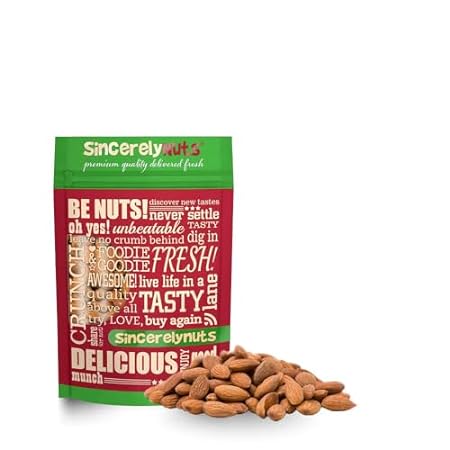 Sincerely Nuts – Roasted Whole Salted Almonds | 5 Lb. Bag