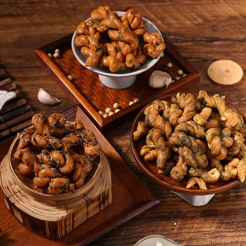 阿拉宁波梦婕油赞子小麻花宁波特产老底子零食苔菜芝麻香葱海苔