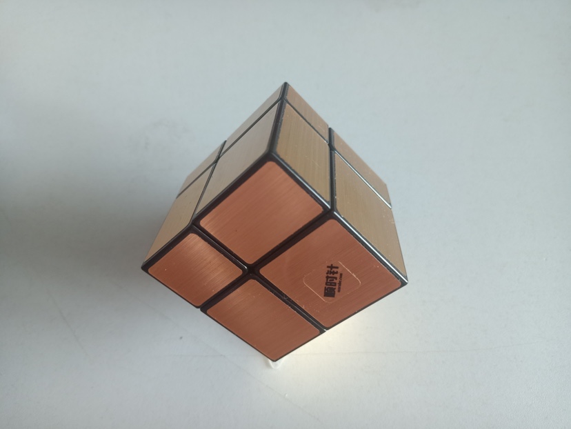 顺时针魔方~二阶镜面魔方、金色和银色