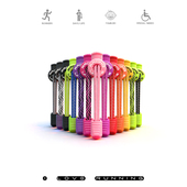 带 ILoveRunning 爱跑运动跑步反光快穿鞋 懒人儿童弹性免系一脚蹬