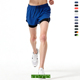 爱跑精选男2in1户外运动跑步健身训练三口袋平角内衬基础多色短裤