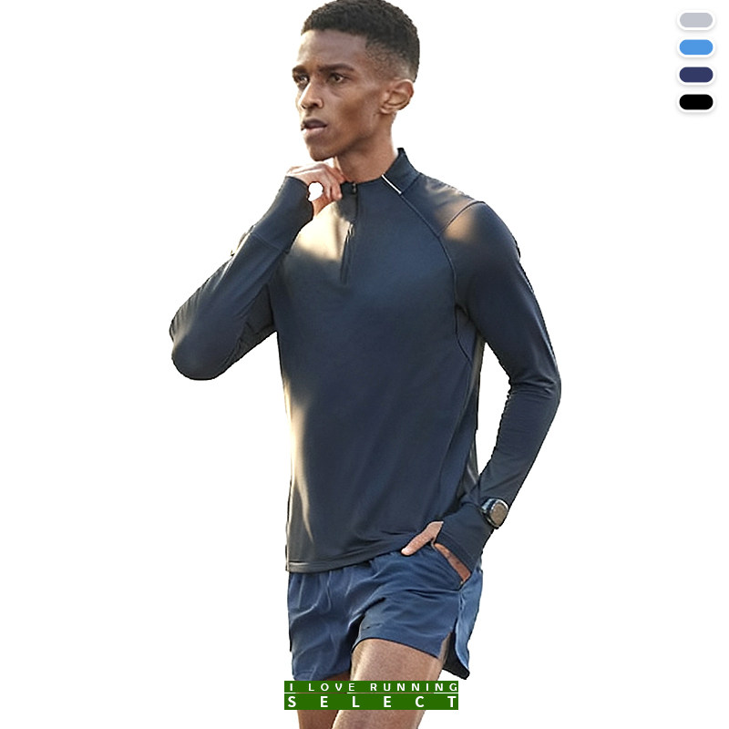 爱跑精选男四季户外运动健身徒步跑步半拉链修身立领长袖上衣外套,运动服/休闲服装,运动卫衣/套头衫,淘宝优惠券,粉丝福利购,淘宝优惠卷