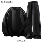 新款 拉夏贝尔休闲运动潮流套装 2025秋季 卫衣男酷帅免搭一整套穿搭