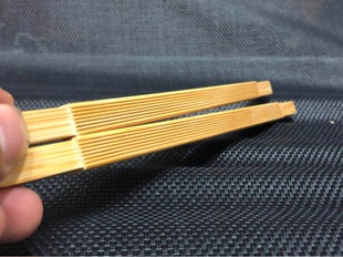 绣眼笼用跳棍竹子双面青拉丝直站杆 总长21.2 跳杠适合板笼