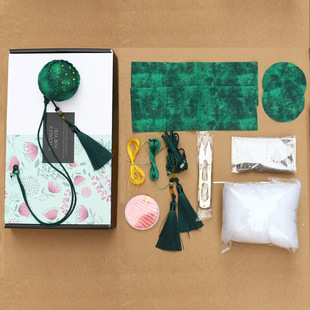 端午香包莲蓬流苏香囊挂件古风随身荷包空袋艾草驱蚊端午礼品礼物