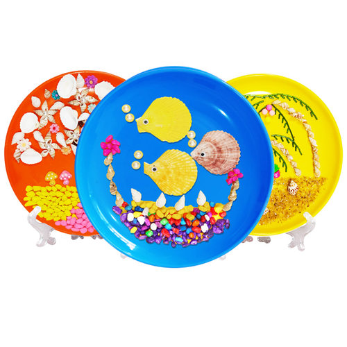 艺术贝壳画儿童手工创意