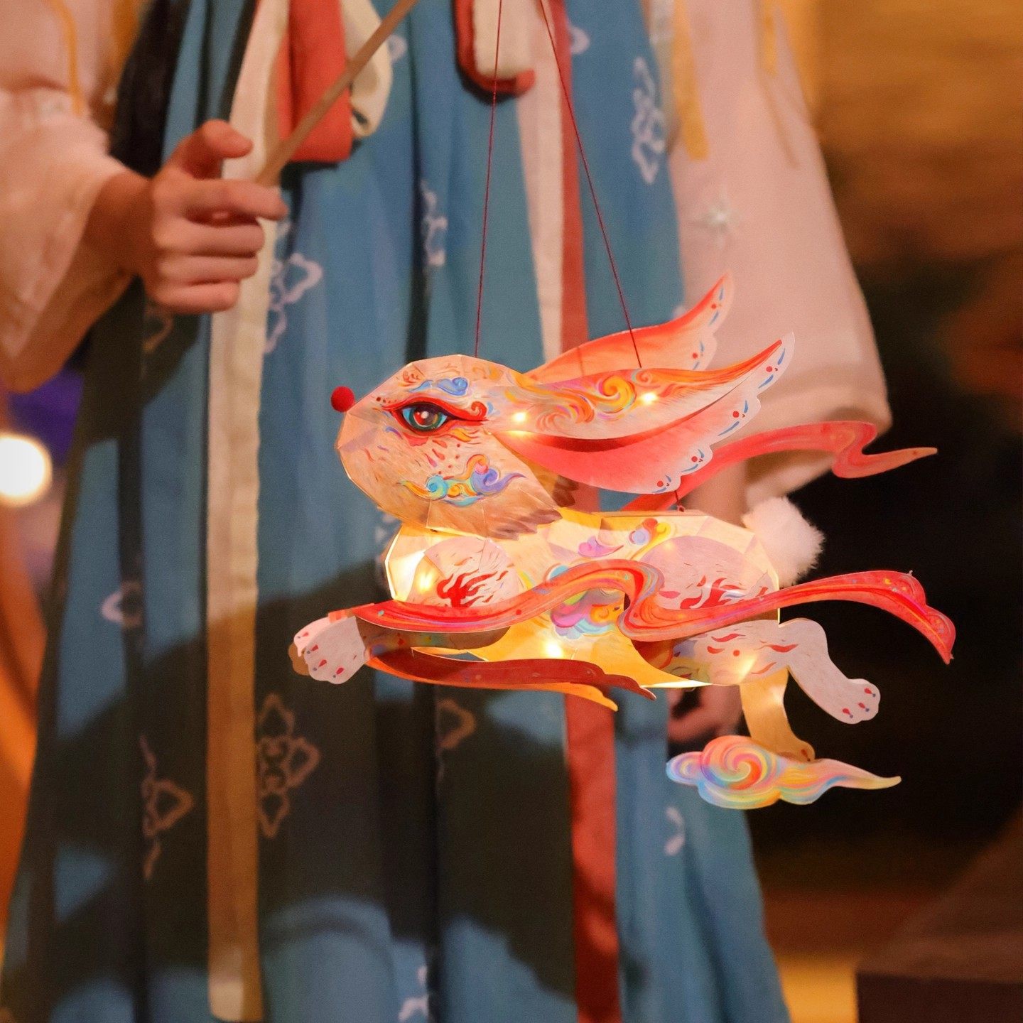 新年兔子灯笼手工diy材料包敦煌立体宫灯2025新款手提玉兔花灯,节庆用品/礼品,灯笼,淘宝优惠券,粉丝福利购,淘宝优惠卷