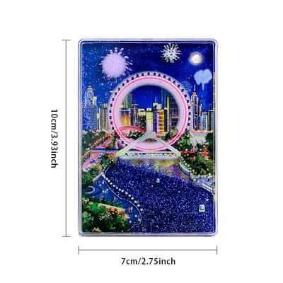 天津城市旅游亚克力AR流