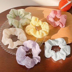 头花发饰发圈春夏清新少女大肠简约头绳扎头发绳女可爱皮筋甜美风