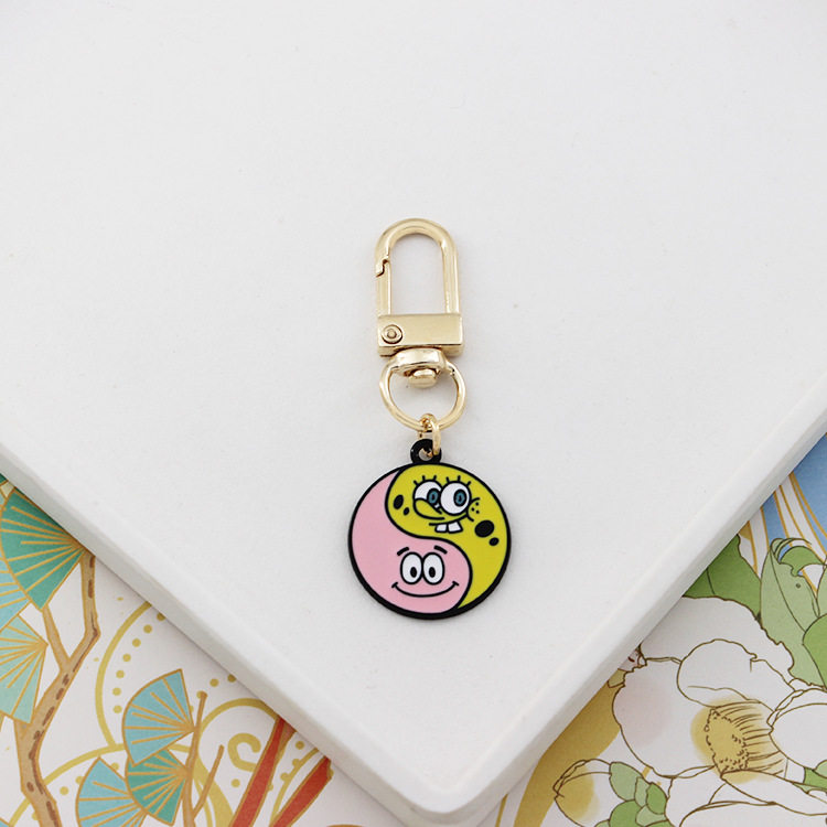 卡通Q版海绵宝宝系列钥匙扣章鱼哥派大星Airpods包包挂件配饰钥匙,五金/工具,工业管道及配件,淘宝优惠券,粉丝福利购,淘宝优惠卷