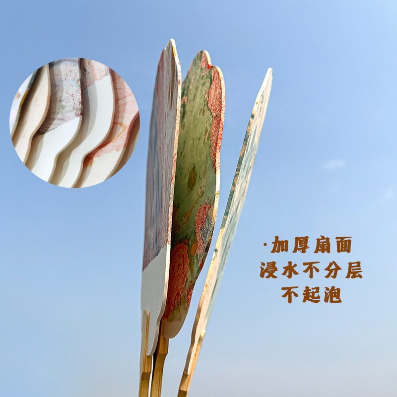 非遗漂漆团扇专用文字书法带字大漆漆扇PVC漂染景区摆摊宣纸扇子,居家日用,扇子,淘宝优惠券,粉丝福利购,淘宝优惠卷