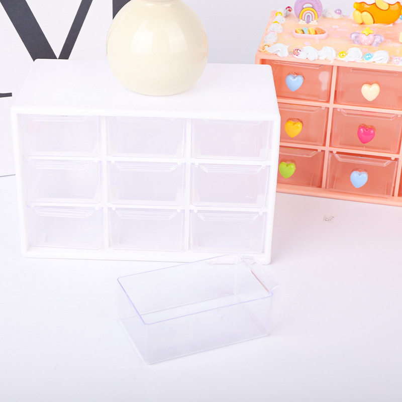 儿童diy奶油胶制作九宫格收纳盒抽屉式桌面文具饰品整理收纳储物,收纳整理,茶具收纳盒,淘宝优惠券,粉丝福利购,淘宝优惠卷