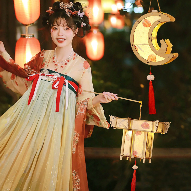 中秋节手工发光花草纸灯笼儿童手提古风灯笼中秋节汉服花灯,节庆用品/礼品,灯笼,淘宝优惠券,粉丝福利购,淘宝优惠卷