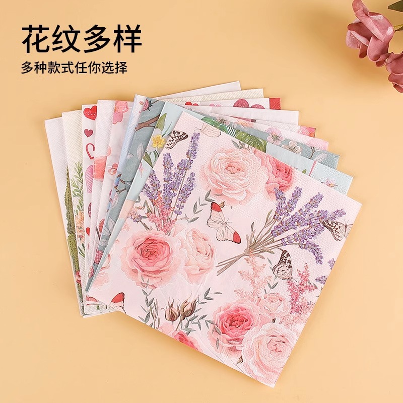 蝶古巴特纸巾材料包手工d