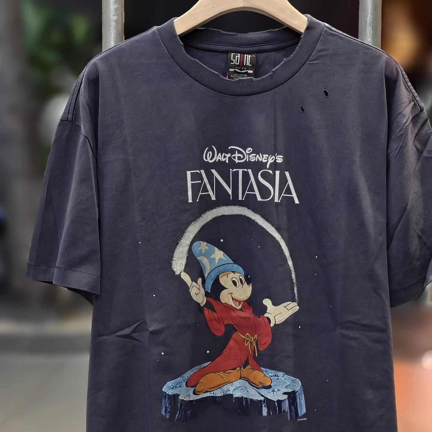 Saint Michael幻想曲米奇vintage水洗复古做旧宽松VTG短袖T恤男女,男装,T恤,淘宝优惠券,粉丝福利购,淘宝优惠卷