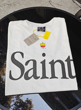 Saint Michael美式高街流行vintage水洗复古做旧VTG短袖T恤男女潮