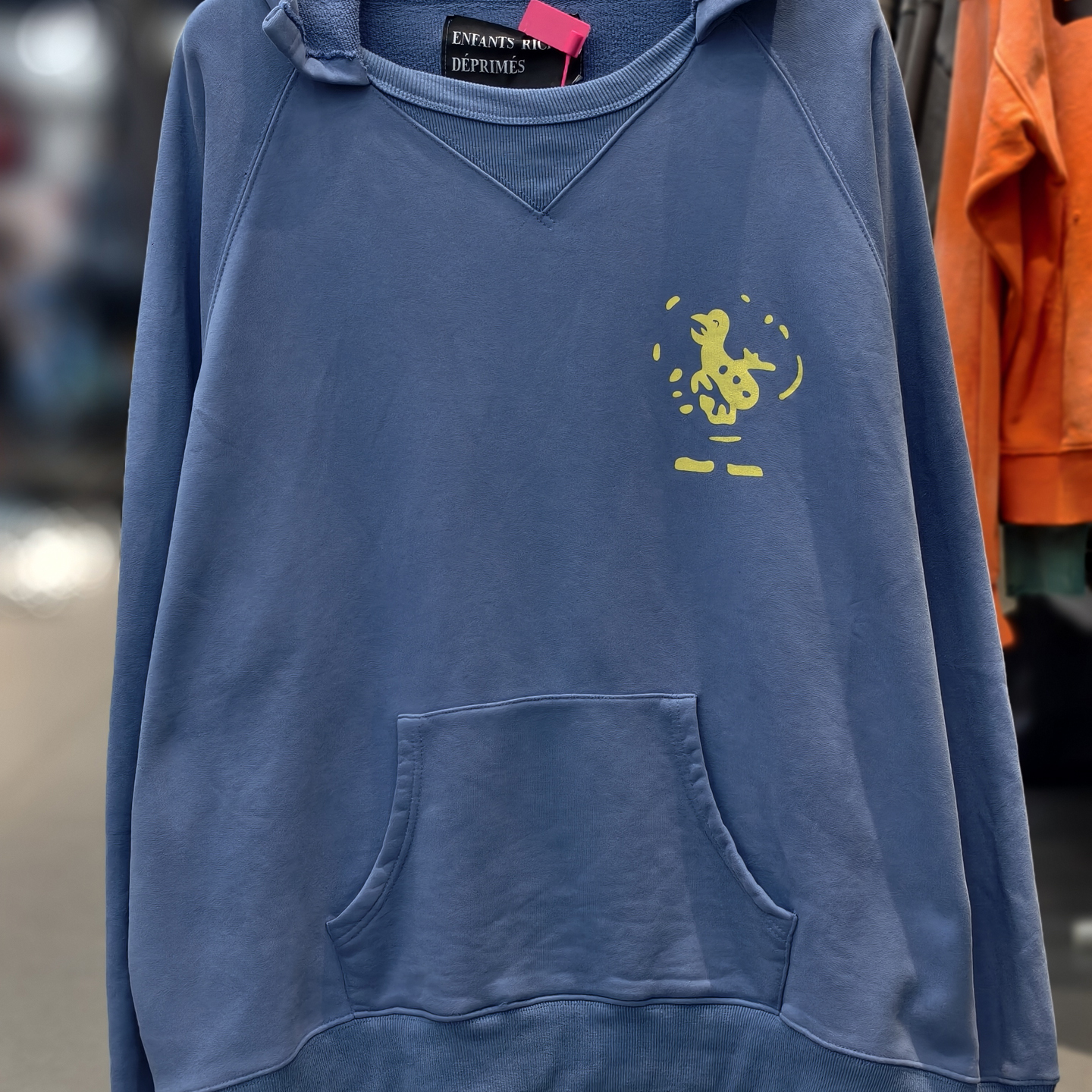 ERD忧郁富二代善良启章连帽VTG重磅美式高街水洗休闲长袖卫衣男女