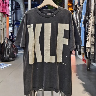 Saintmichael裂纹KLF美式T恤