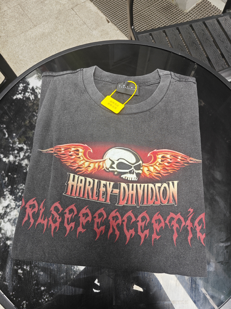 Saint Michael美式高街流行vintage水洗复古做旧VTG短袖T恤男女潮