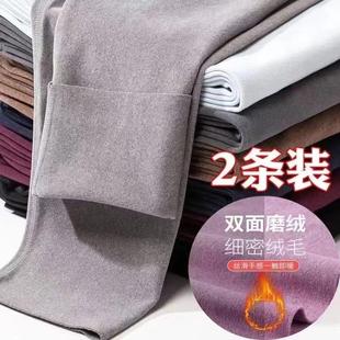 特价 男秋裤 清仓捡漏 保暖裤 加绒加厚打底长裤 双面德绒发热男士