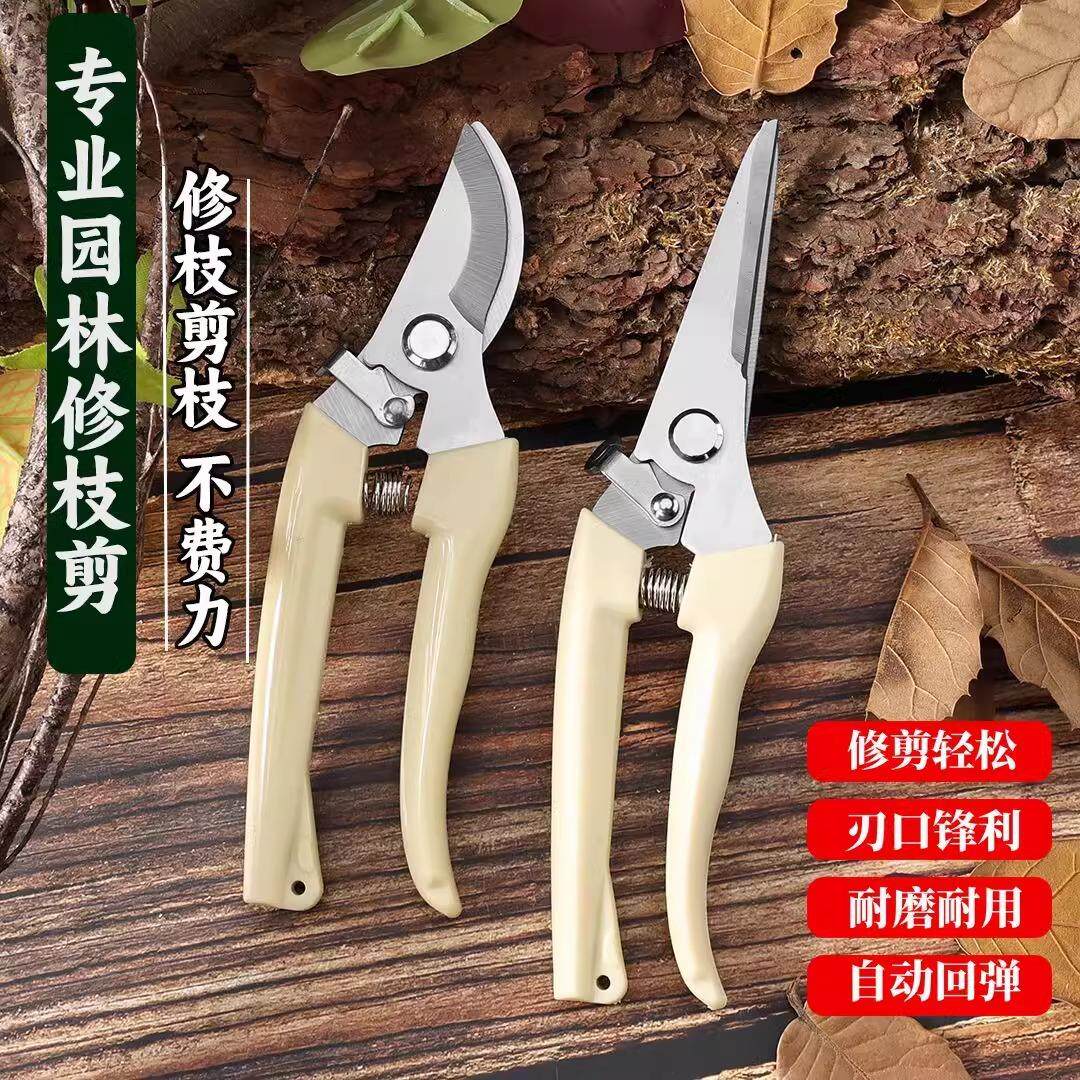 不锈钢修枝剪刀果树粗枝剪园艺剪刀剪树枝专用花艺剪家用园林剪枝图片