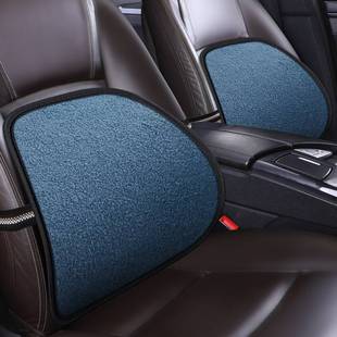 毛绒汽车靠背垫腰座椅办公室腰靠护腰坐垫靠腰汽车驾驶座靠垫靠背