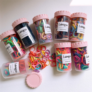 韩版 儿童彩色小揪揪拇指发圈女童宝宝不伤发皮筋发绳编发头绳发饰