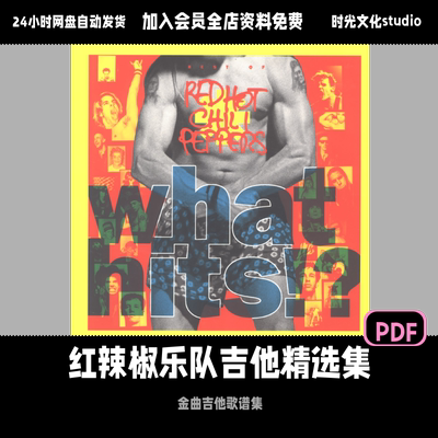 Red Hot Chili Peppers红辣椒乐队吉他精选集songbook电吉他曲谱