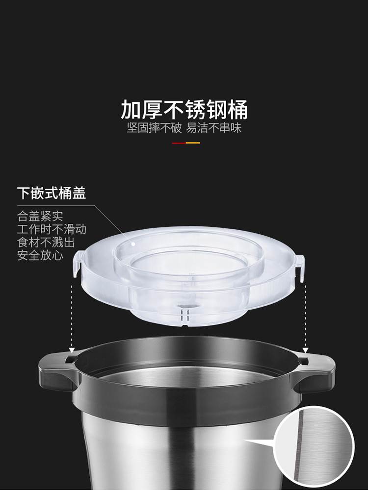 金正6l大容量绞肉机商用多功能家用电动不锈钢搅肉打辣椒碎肉菜机