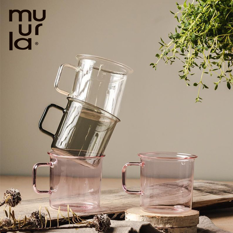 芬兰muurla耐热玻璃家用马克杯