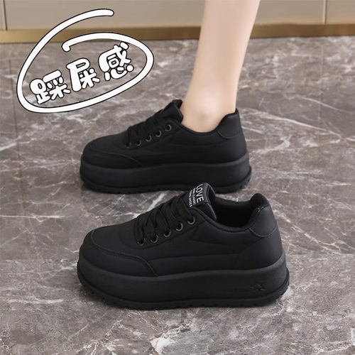 全黑色防滑防水加绒保暖二棉鞋