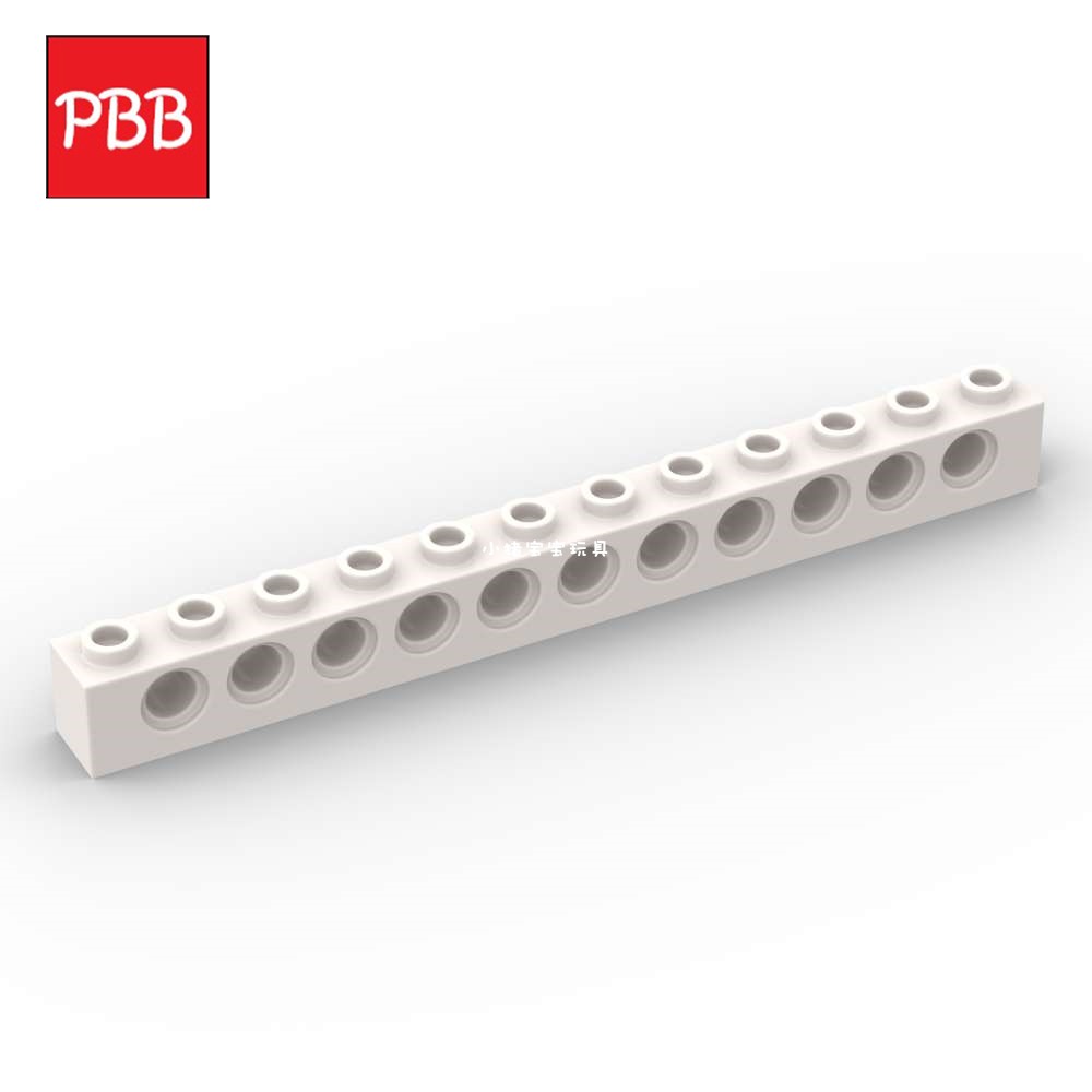 小积木颗粒1x12砖带11洞