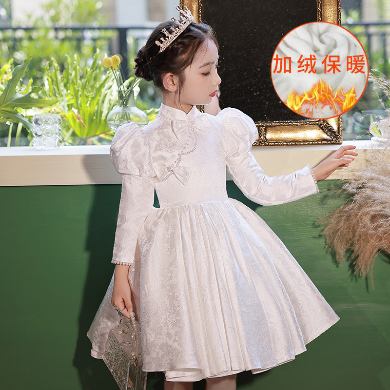 女童旗袍中国风唐装礼服高端