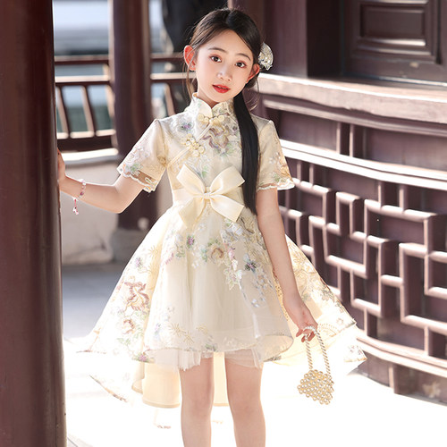 女童旗袍儿童中国风礼服