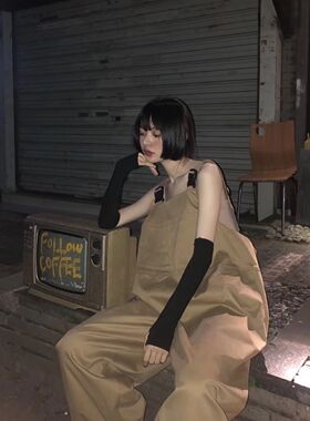 CS yohji mrach cdg 春夏秋冬超宽松束脚裤显瘦渔夫裤背带裤