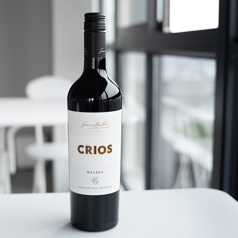 性价比口粮酒 阿根廷crios苏珊巴博西乐马尔贝克malbec干红葡萄酒
