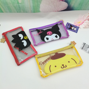 hellokitty可爱透明笔袋学生卡通防水文具袋ins风少女心收纳袋