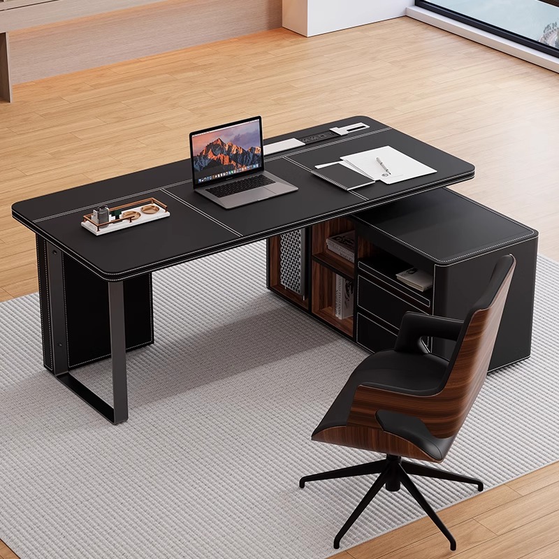 马鞍皮办公桌厂家直销