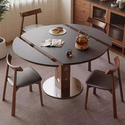 伸缩岩板餐桌厂家直销