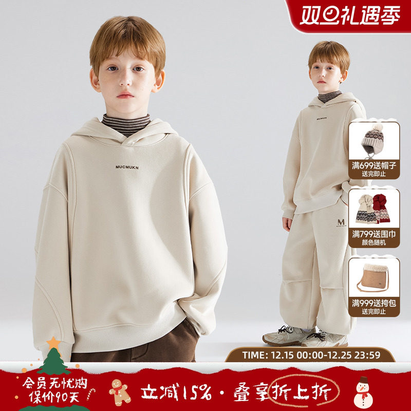 冬日休闲加绒卫衣   运动场唤醒DNA