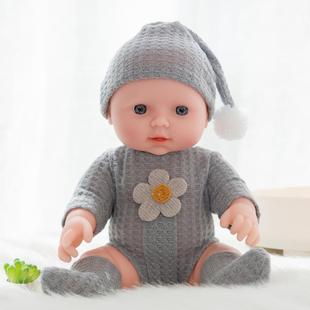 仿真婴儿宝宝可爱搪胶娃娃陪伴女孩会说话儿童玩具哄睡安抚洋娃娃