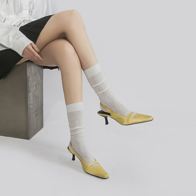 韩系风春日少女小蓝鞋高智学院风