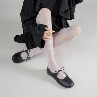 林向晚 极简人生~褶皱玛丽珍鞋设计感小众绑带蝴蝶结芭蕾风平底鞋