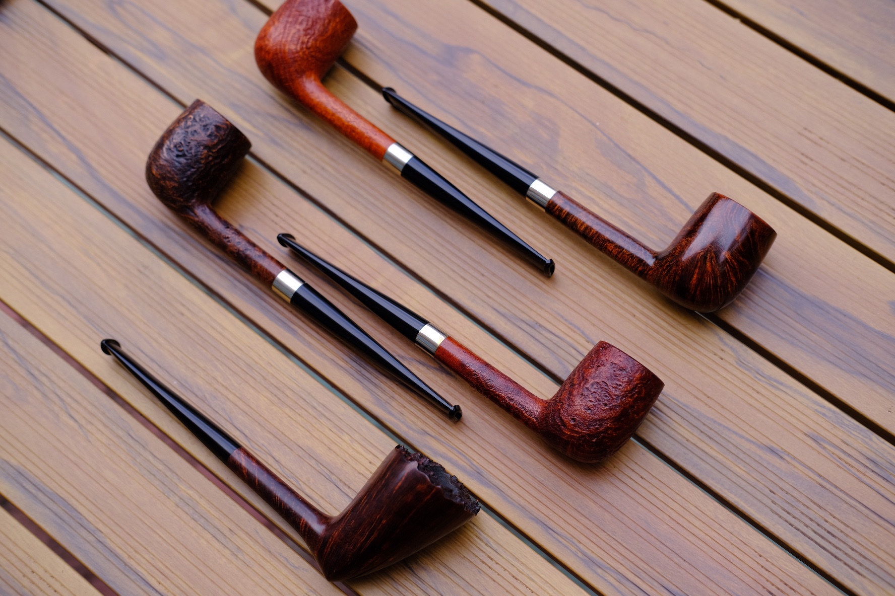 铅笔杆石楠木进口烟斗诺顿