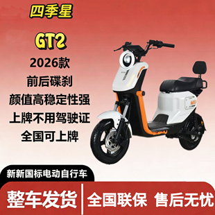 星GT2十寸成人家用代步智能电动车 新新国标四季